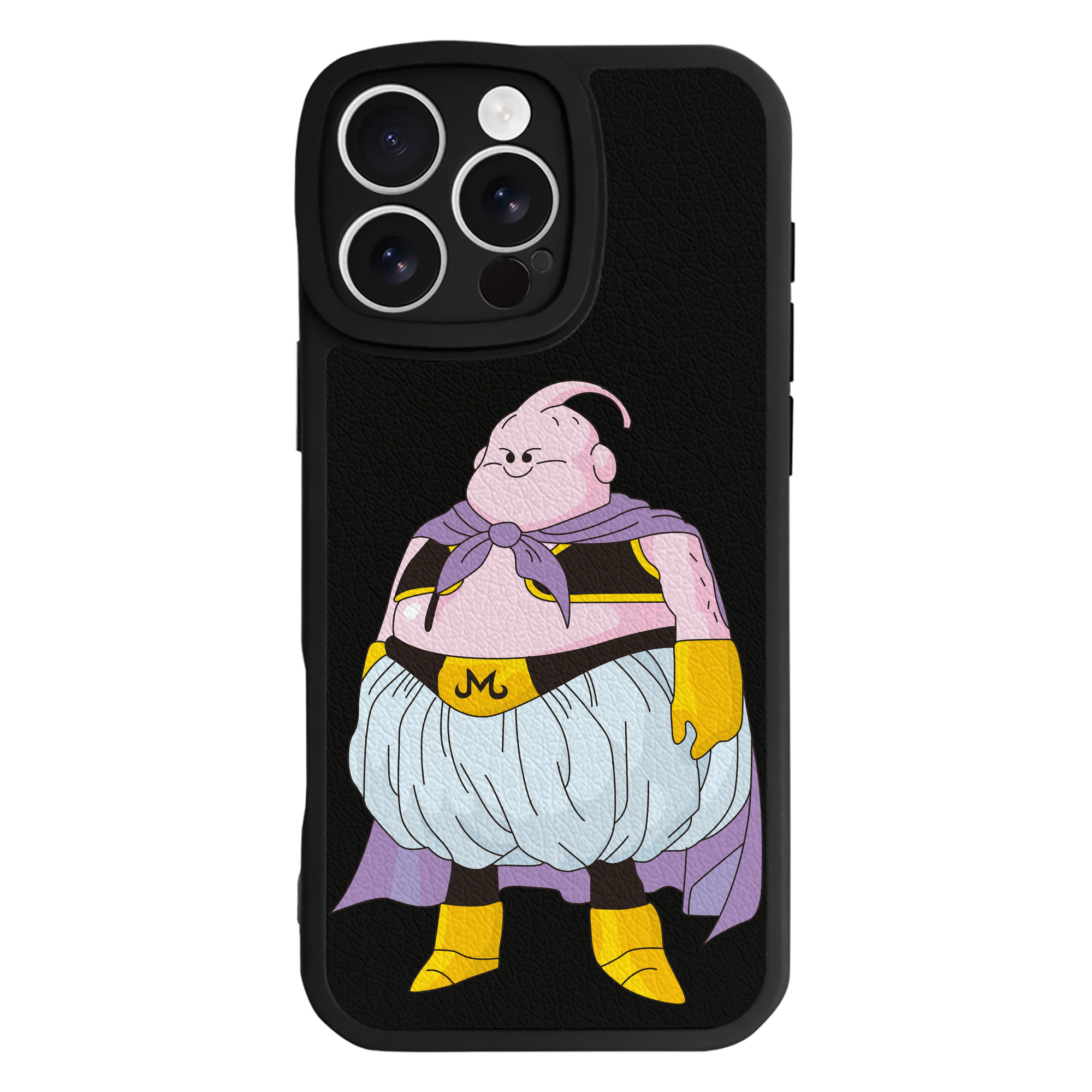 （画像用） ドラゴンボール 魔人ブウ DRAGON BALL Majin Buu 【iPhone 16シリーズ対応】シリコンスマホケース（レザー調） 材質：シリコン